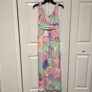 Lilly Pulitzer Sloane Maxi Dress-Roar of the Seas